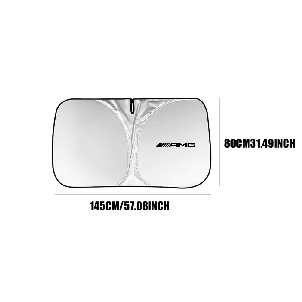 1Pc Car Front Window Sunshade Shield Folding Windshield UV Block Cover For Mercedes Benz A C S Class W211 GLC GLE CLA AMG