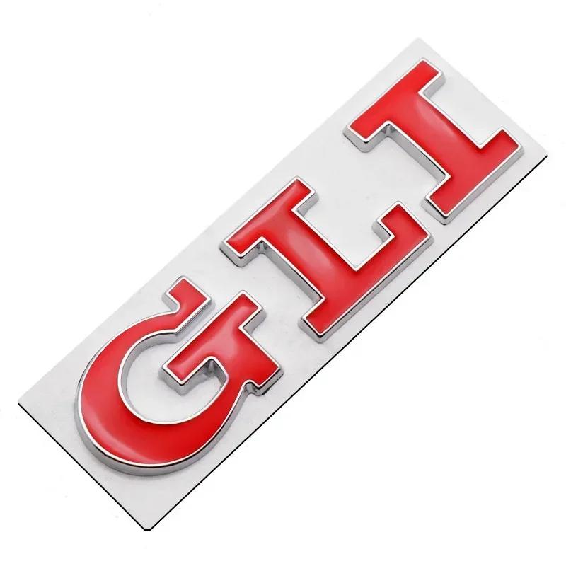 3D Metal TSI TDI GTD GLI Rear Trunk Car Emblem Badge Decals Auto Sticker For VW Volkswagen Polo Golf Passat Jetta Scirocco MK4