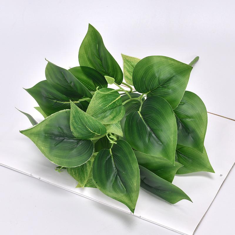 Deliciosa Plastic Monstera Epipremnum Aureum Rohdea Japonica Plant Artificial