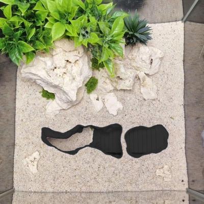 Yousheng Roman Column Aquarium Tunnel Under Gravel Cave Tunnel Fish Tank Decoration Fish And Shrimp Hideout for Betta Cichlid Kuhli Loach