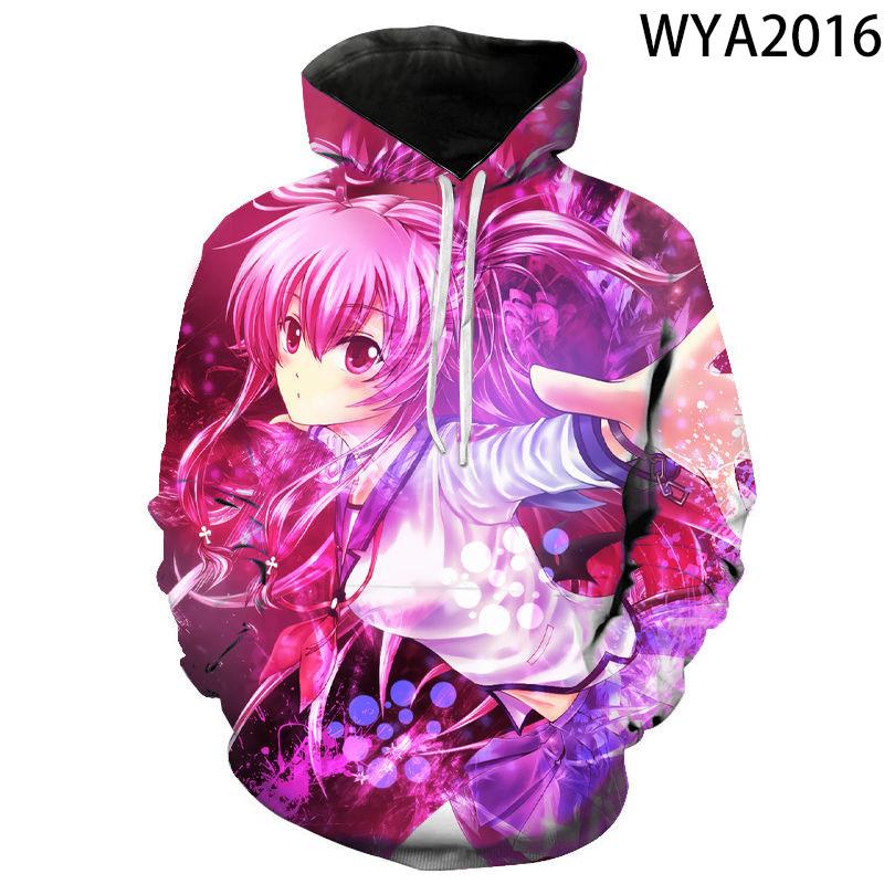 New Casual Angel Beats Men Women Children Sweatshirts 3D Printed Pullover Hoodies Long Sleeve Boy Girl Kids Streetwear Jacket