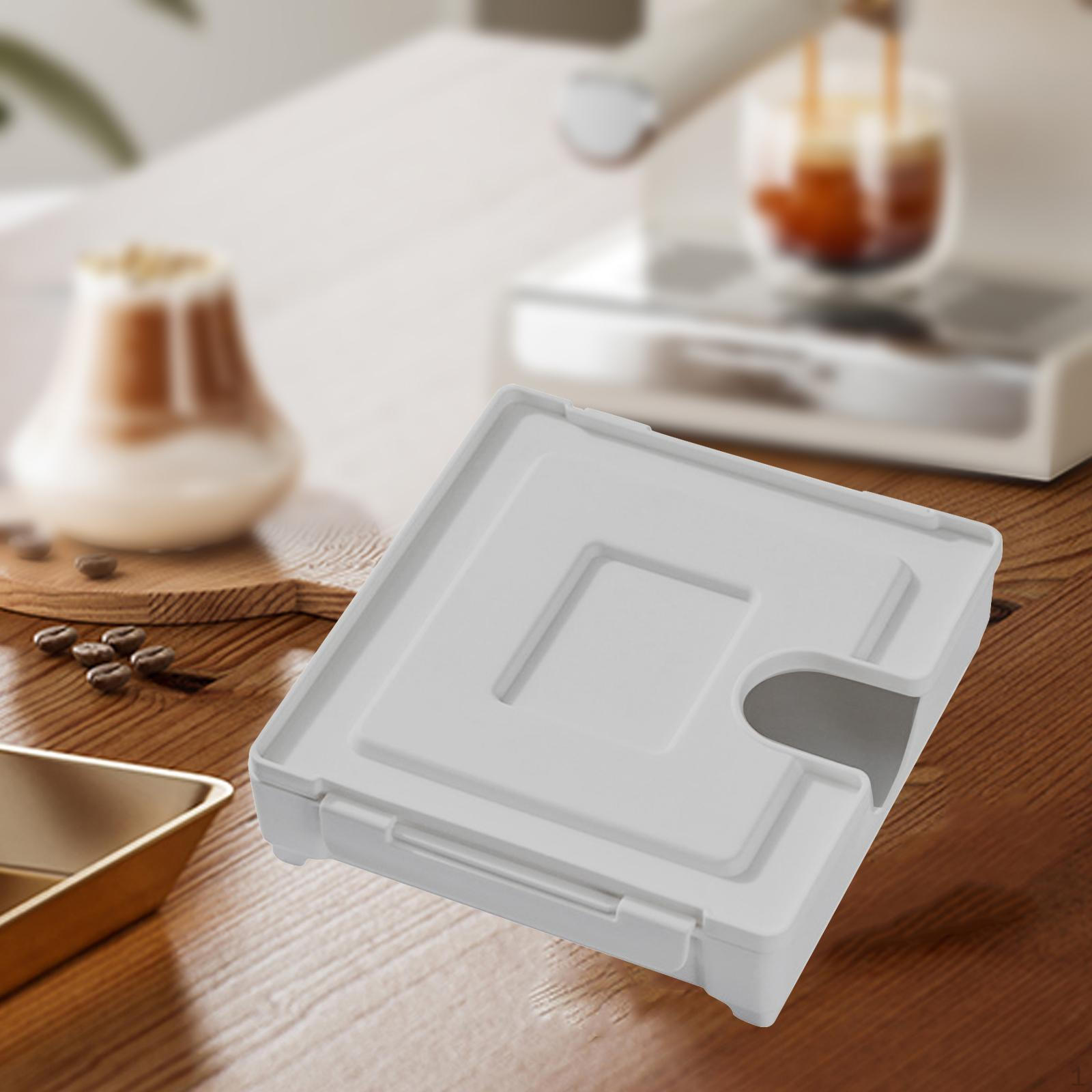 

Контейнер для бумажной коробки для кофейного фильтра, емкость 40-50 шт., многоцелевой, пылезащитный для ресторана серый