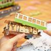 Sakura Journey Wooden Assemble Car Eco-friendly 3D Wooden Puzzle for Kids Funny Toys Building Block Kits