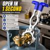 Metal Gas Cylinder Valve Wrench Plastic Grip Gas Valve Wrench Cylinder Valve Tool  Hardware Repair