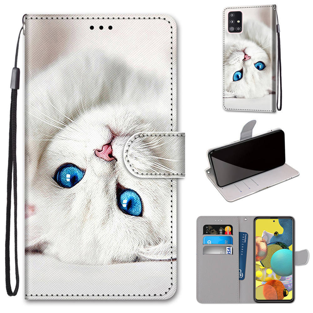 Cute Floral Wolf Tiger Cat Kids Holster Case For Apple iPhone 6 6S 7 8 13 12 Mini 11 Pro Max X XS XR SE 2020 Wallet Cover D08F