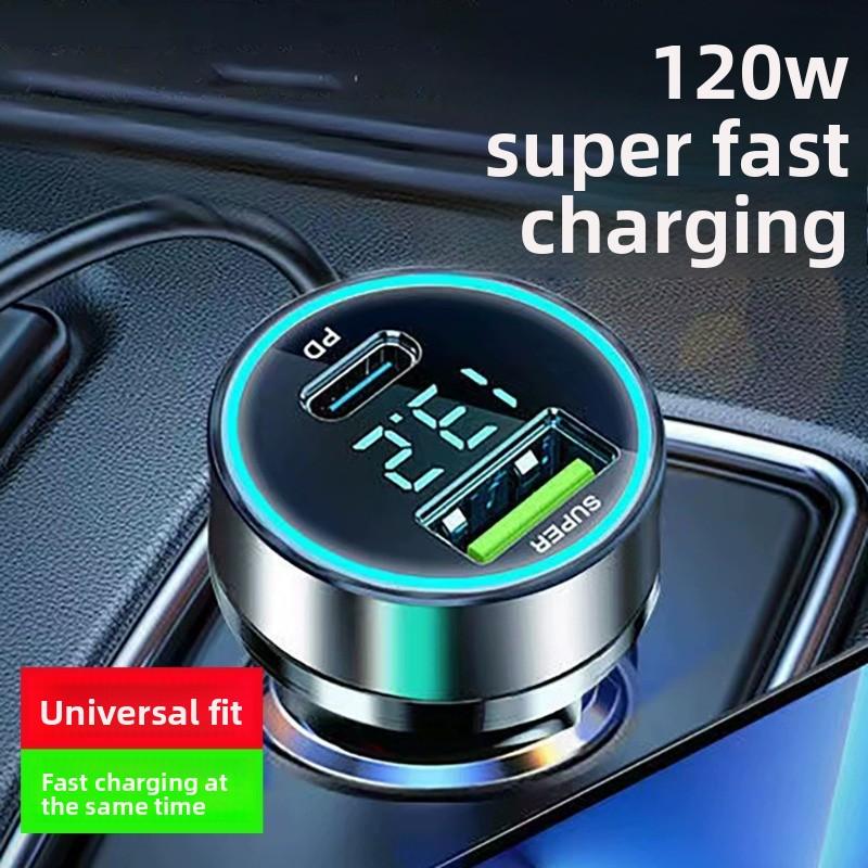 Cargador de coche rápido adaptador USB dual para encendedor de cigarrillos accesorios automotrices