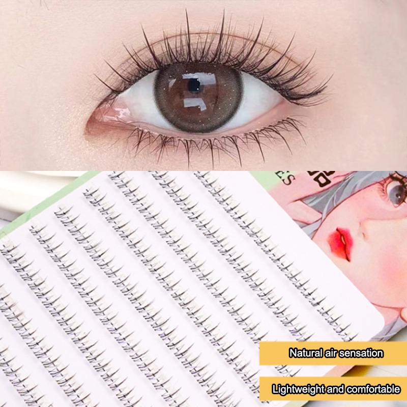 Multi-Styles Individual Lower Eyelash Natural Comic Eye Cluster Eyelash Extensions False Cluster Volume Eyelash