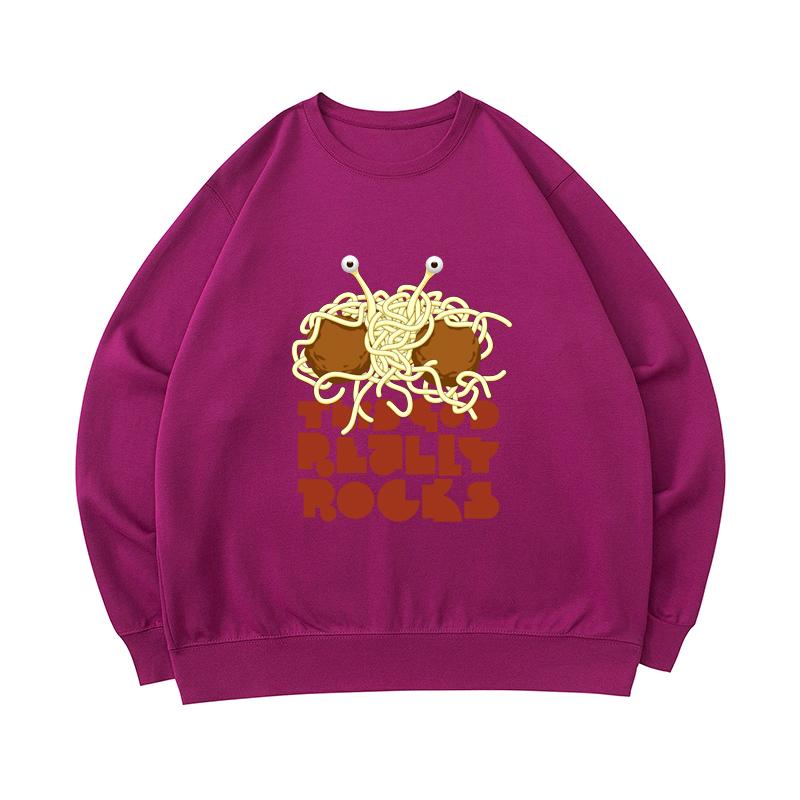 really big sweatshirt