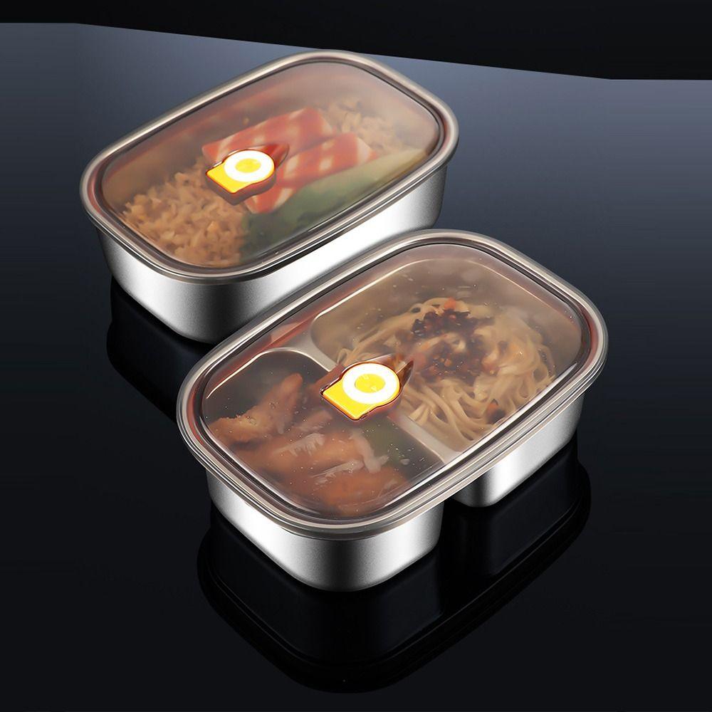 1200ML Food Storage Crisper Food Grade Lunch Container Sealed Divides Food Container  Outdoor