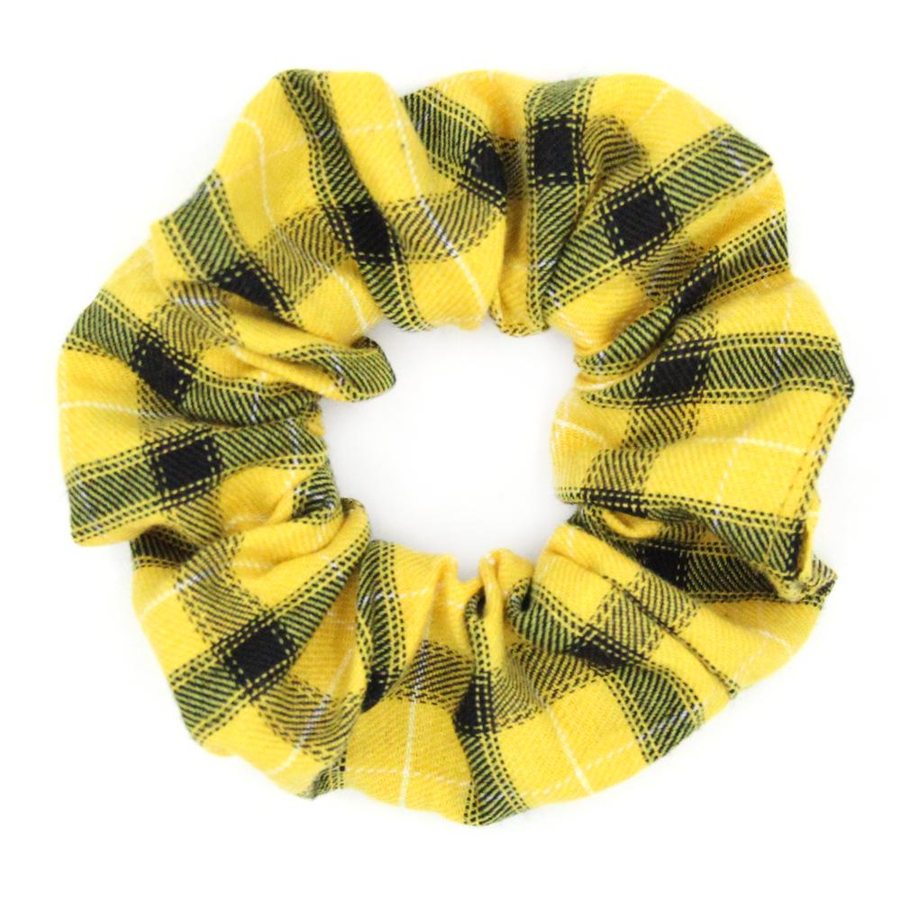 

Повязка на голову Duoling из смесового хлопка в клетку, женский аксессуар для волос в корейском стиле в 6 цветах, дизайн «толстая кишка» жёлтый