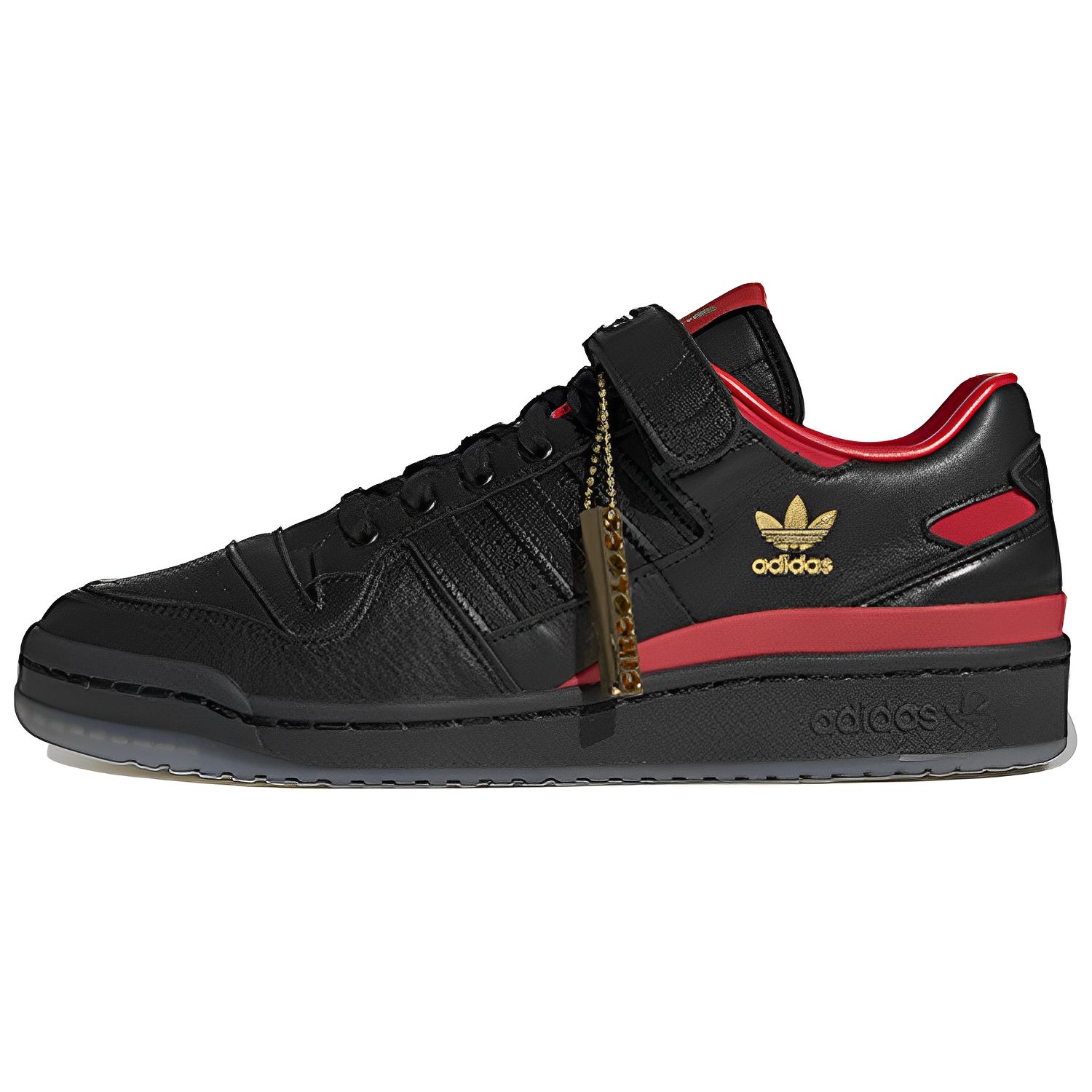 Circoloco x adidas Forum Low Сообщество и Инклюзивность Унисекс Кроссовки Черный Основной Черный Ярко-Красный HQ3618 36