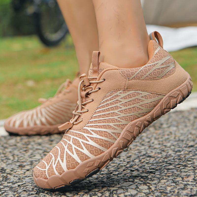 Fashion Men Waterproof Running Shoes Breathable Light Women Training Walking Sneakers Outdoor Trekking Slip-on Sports Shoes Riding Shoes