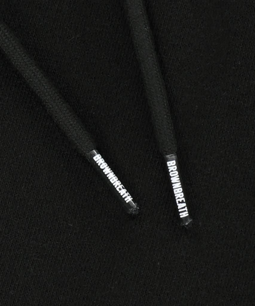 BROWNBREATH Stamp Tag Wide Sweatpants - Black