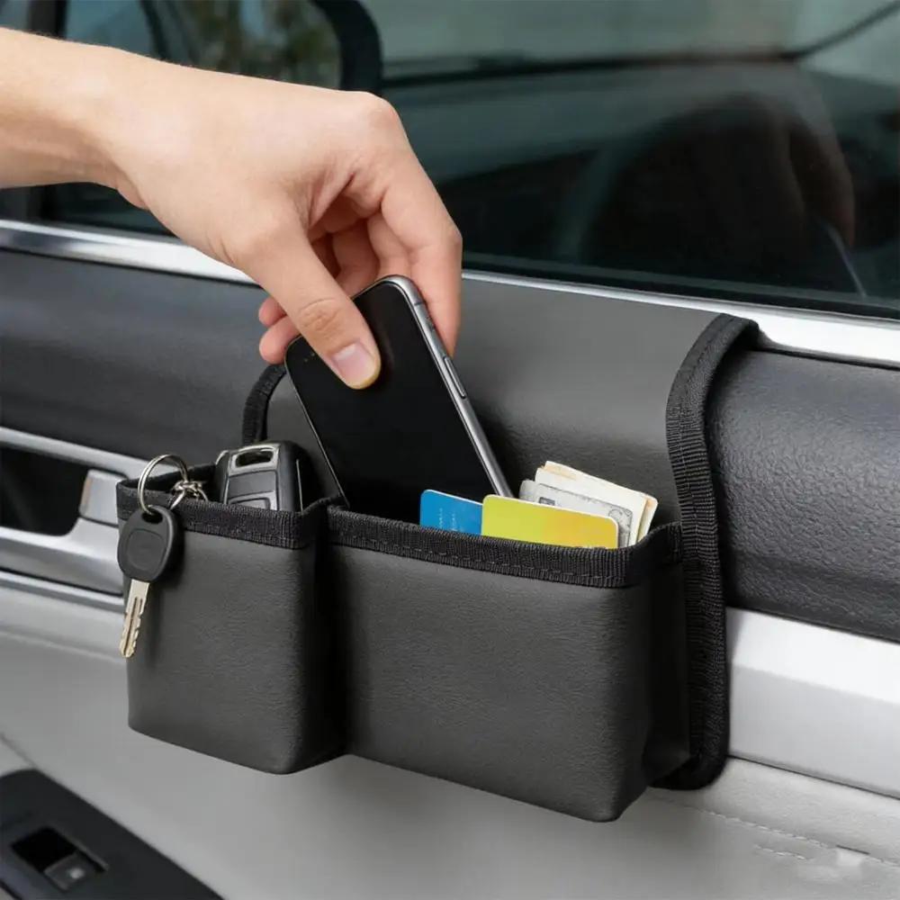 Multifunctional Car Window Organizer Box Side Door Window Storage For Travel Business Trip Camping Daily Commuting Vehicle Sedan