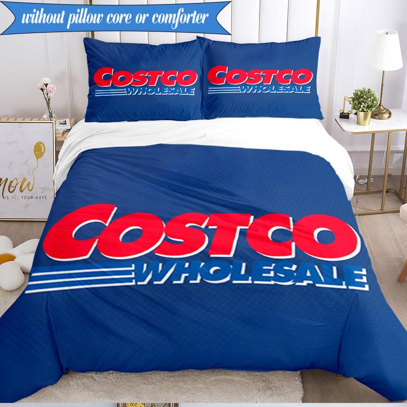 3PCS Costco Bedding Set Duvet Cover Closure Includes 1 Duvet Cover & 2 Pillowcases for All Seasons Bedroom Decor Christmas Fan gifts