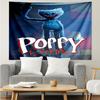 Huggy Wuggy Print Tapestry, Backdrop, Easy Setup, Ideal for Bedroom, Office & Living Room, with Aesthetic Wall Hanging Decor.