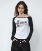MIDNIGHT MOVE Cross Raglan T (Off White)