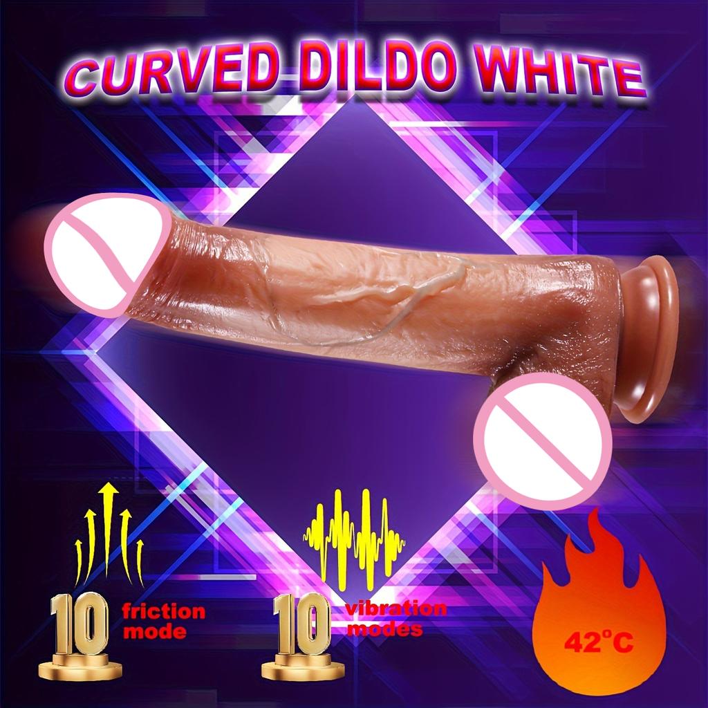 Adult Dildo Heated Vibrator Realistic Telescopic Vibrating Penis Vagina Masturbation Sex Toys For Women Penetration Anal Plug