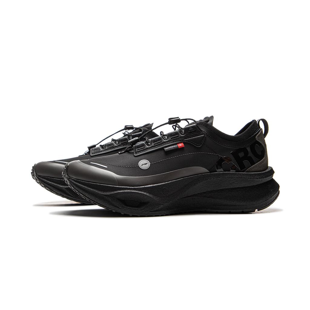 New LiNing Cushioning Low Top Running Shoes Unisex Black AZGV111-1