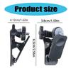 Tripod Camera Clip Clamp with 360 Degree Swivels Clip Camera Mount Photography Accessories Clamp 1/4'' Screw Clamp