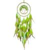 Bedroom Handmade Dreamcatchers Hanging Ornament with Feathered Tassels and Glowing In Dark Beads for Home Aesthetic