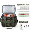 Thickened Freezer Bag High-Quality Insulated Lunch Bag Tactical Ice Bag Portable For Traveling Hiking Beach Trips