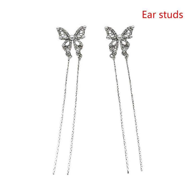 

Длинные серьги-кисточки с бабочками для женщин, девушек, элегантные украшения, серьги, женские серьги, подарок