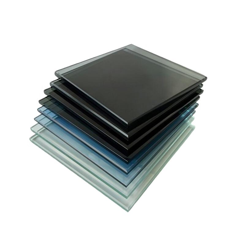 Qihuan 15x15cm Black Tempered Glass Panel