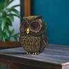 Nordic Retro Owl Figurine: Luxury European-Style Home Decor for Living Room and Entrance Hall.