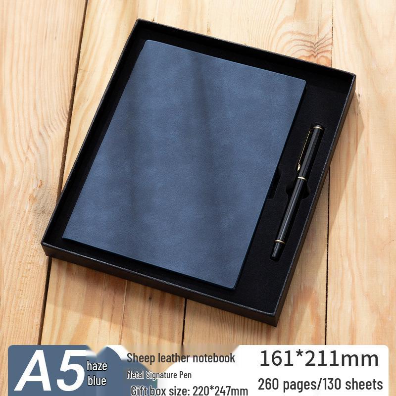 Thickened Sheepskin Business Notebook