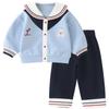 DUUDUU 2025 Navy Long Sleeve & Pants Boys' Spring Set