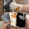Women's Quirky 3D Cat Design Socks - 1 Pair for Spring, Autumn, Winter