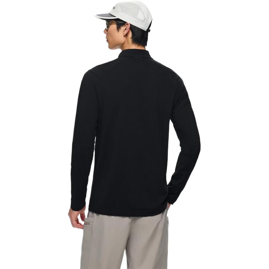 Anta Breathable Stand Collar Quick-Dry Long Sleeve T-Shirt Men Tops 152630411-5