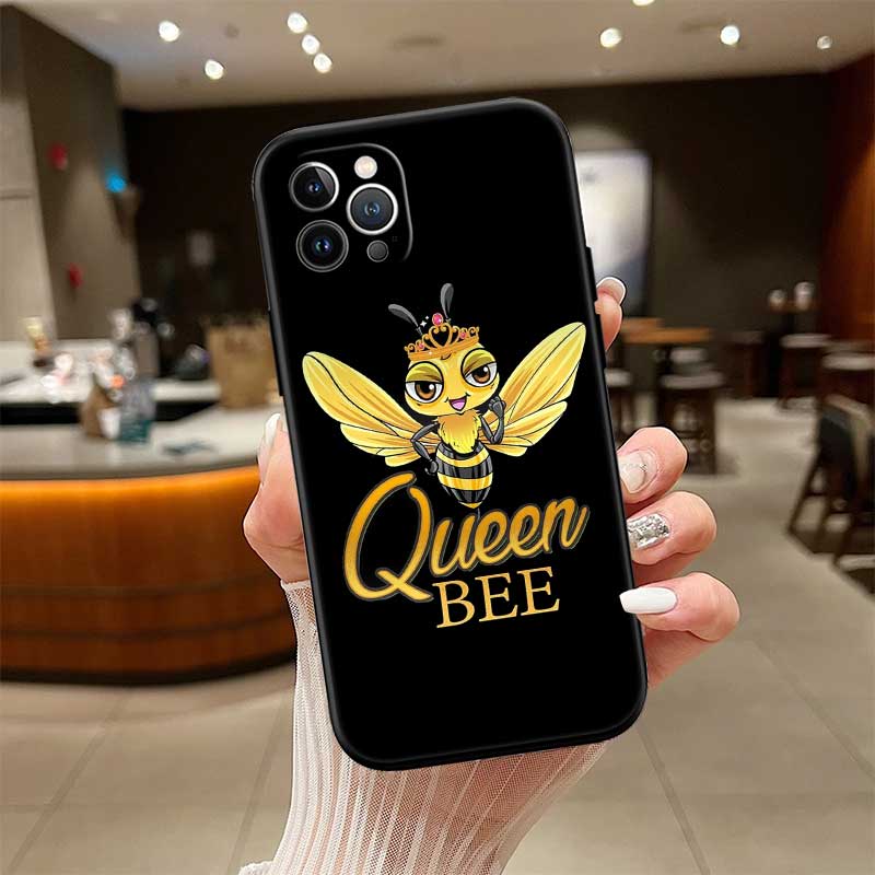 UP7 Art Bees Cartoon New High-End Shell Phone Case for Redmi Note 10 11 12 Pro Max 10S 10C 10T 11A 11S 12S 12C