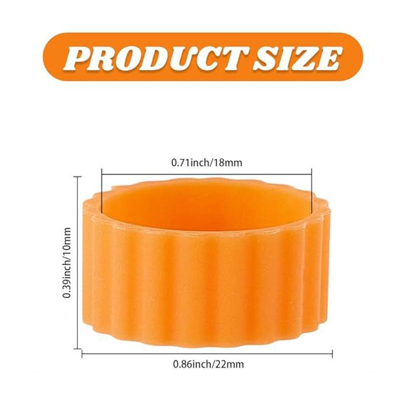 5/10 Pezzi Manicotti Stabilizzanti per Portacandele in Silicone, Previene lo Scivolamento e le Gocce di Cera, Stabilizza Candele Coniche e Cilindriche
