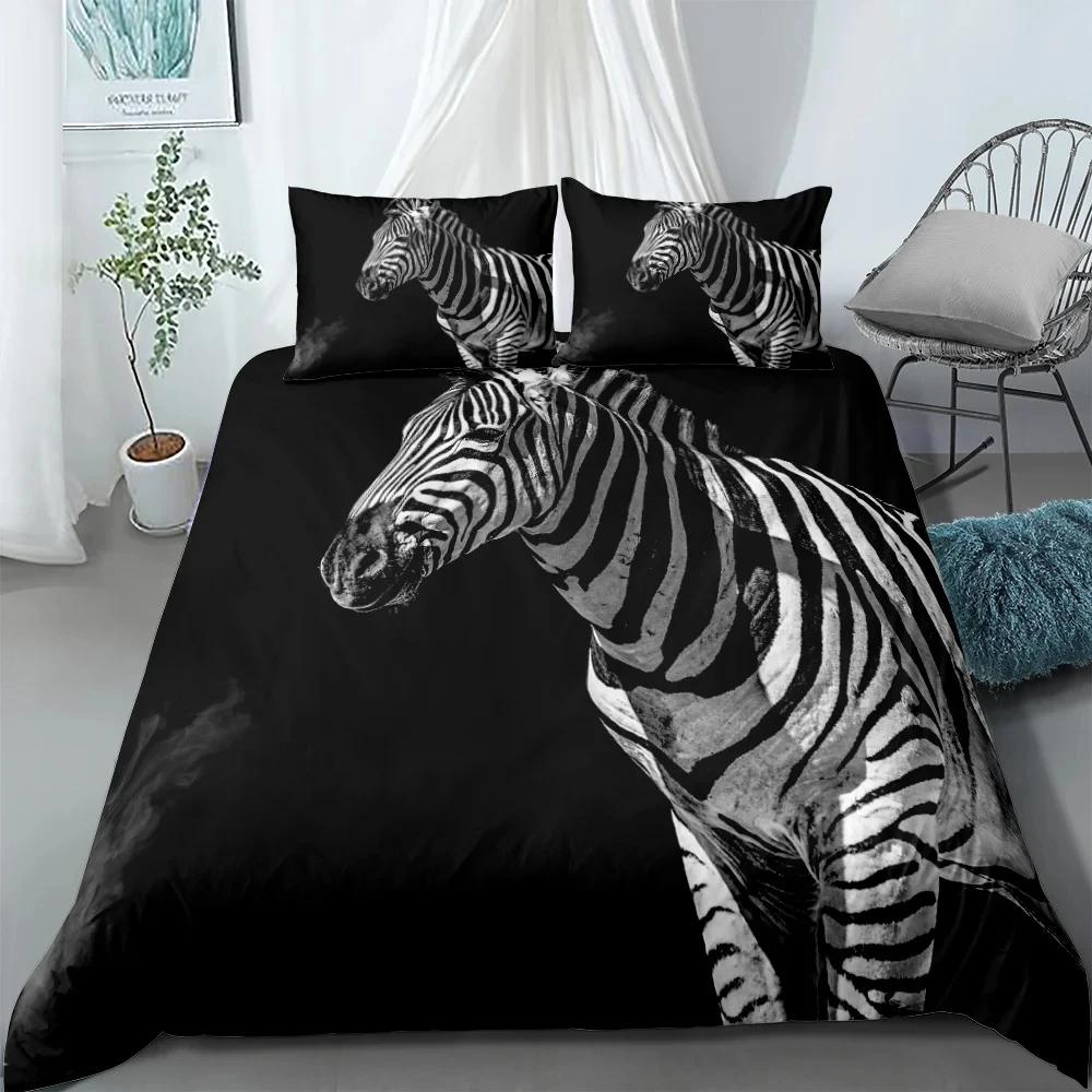 running horse 3d bedding set king queen double full twin single size bed linen set Twin Size for Boys Teens Adult Tennis Racket