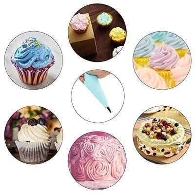 38Pcs Cake Decorating Tools Icing Cream Piping Nozzle Tips Confectionery Pastry Bags Stainless Steel Nozzles Tip Cake Decoration