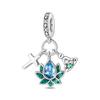 Fashion Guardian's Hand Demon's Eye Charm Charm Charm Beads DIY Jewelry Bracelet Accessories Women's 925 Silver