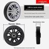 Universal Wheel Replacement for Luggage Suitcase: Leather Caster Rubber Roller Rim Repair Accessories