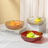 Light Luxury Fruit Plate Home Living Room Dried Fruit Plate Candy Plate High-End Exquisite Fruit Plate Snack Plate