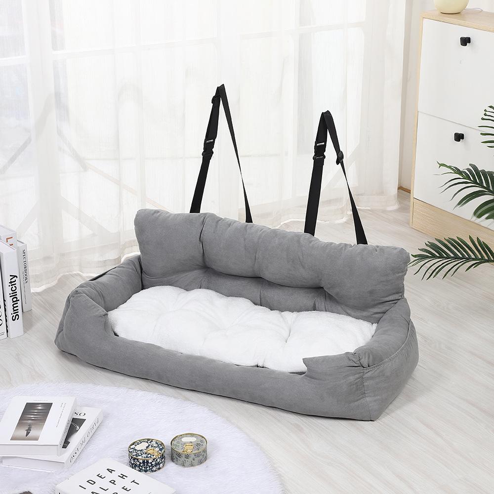 Pet Car Seat Bed Dog Car Seat Cushion for Small Medium Large Dogs Travel Car Ride Pet Bed 38x32x12cm