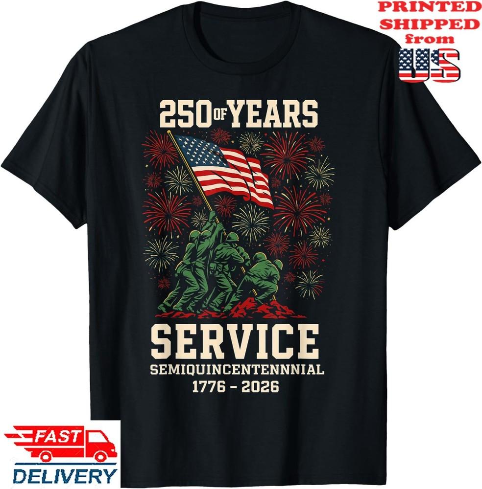 250-летие Америки 1776-2026 День Независимости Футболка, Унисекс Футболка XXXL