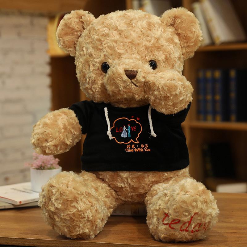 Clothes Teddy Bear Doll Plush Teddy Bear Sweater Hug Bear Doll Girl Soothing Ragdoll