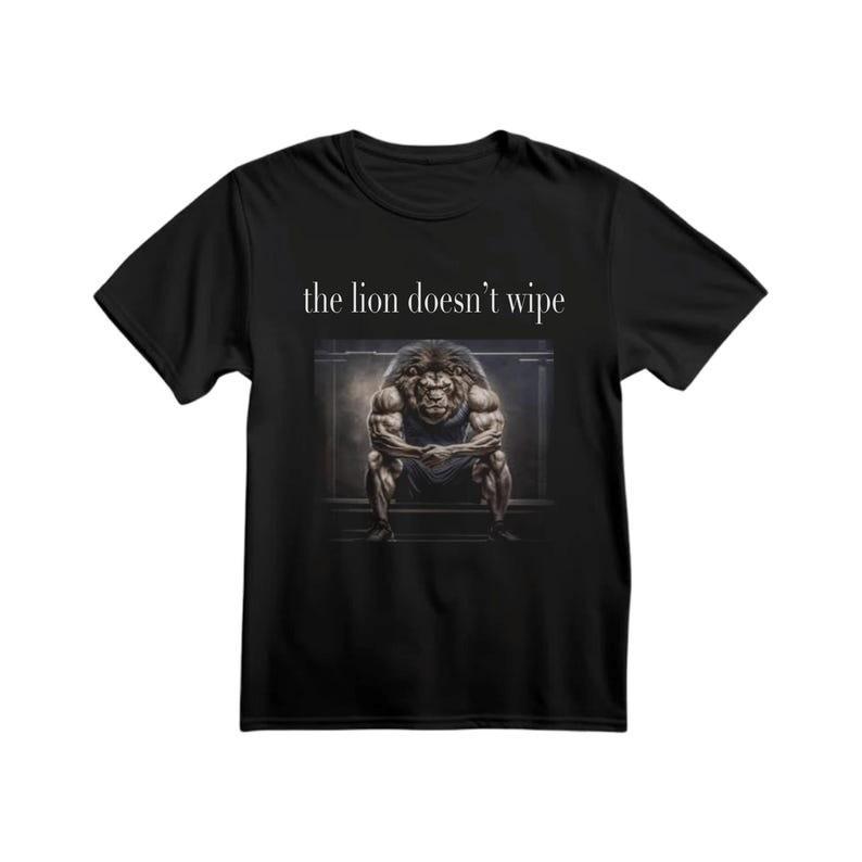 Lion Quote Meme T-Shirt M