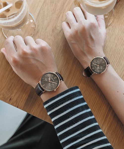 BERING Japan Limited Brown Calf Leather Gray Stainless Steel with 2 Mesh Straps Sapphire Glass Changes Genuine Imported Product 3 Year Warranty