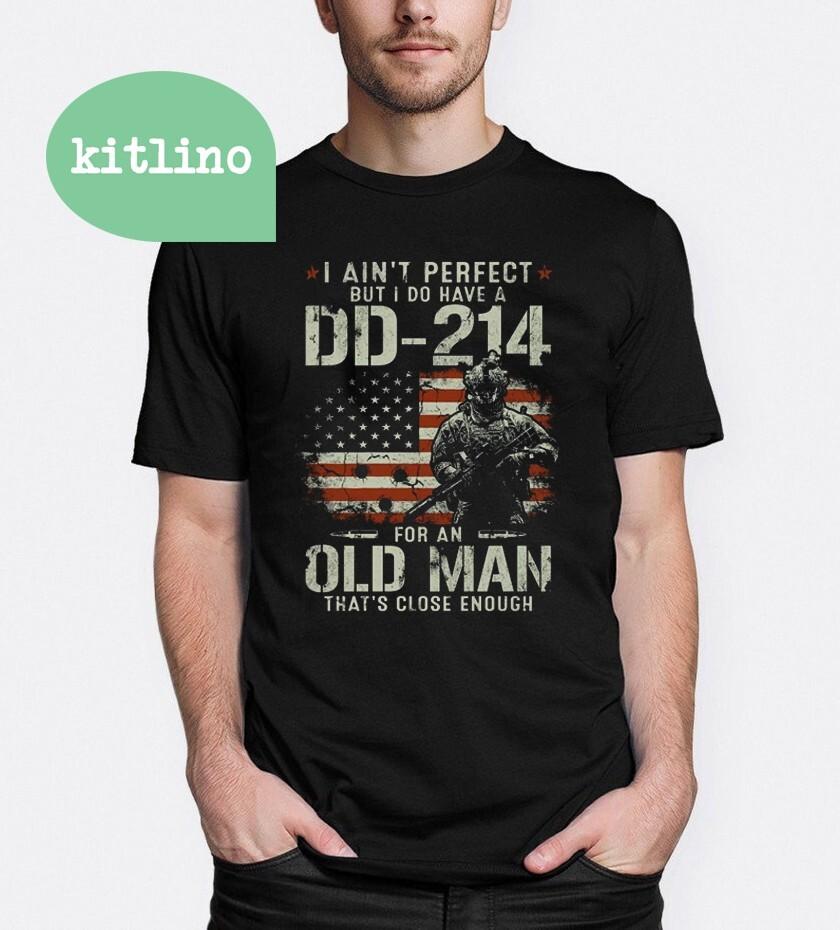 DD-214 Veteran I Ain t Perfect Short Sleeve Unisex T-Shirt S