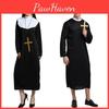 Captivating Priest Costume Robe With Classic Godfather Style For Memorable Halloween Celebrations
