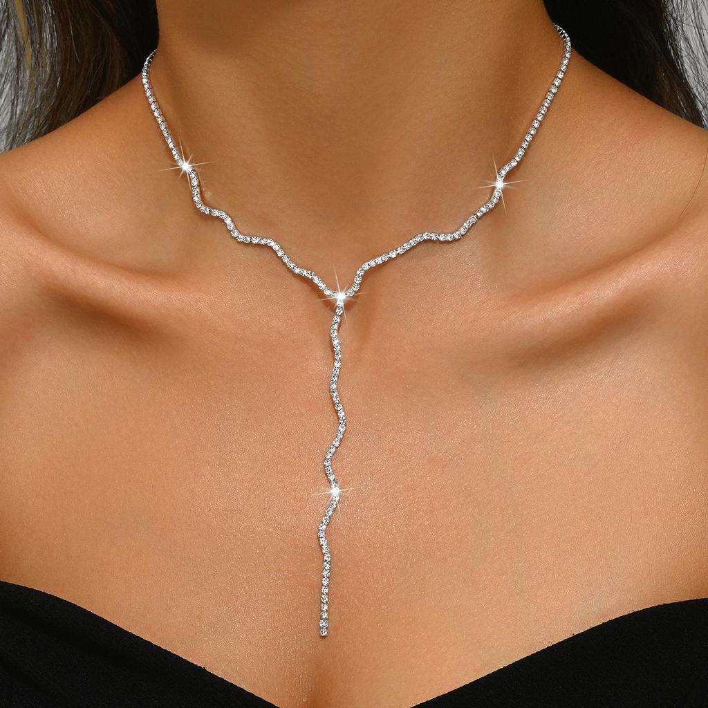 Europäisch Amerikanische Mehrschichtige Strass Körperkette Halskette - Sexy Strandschmuck