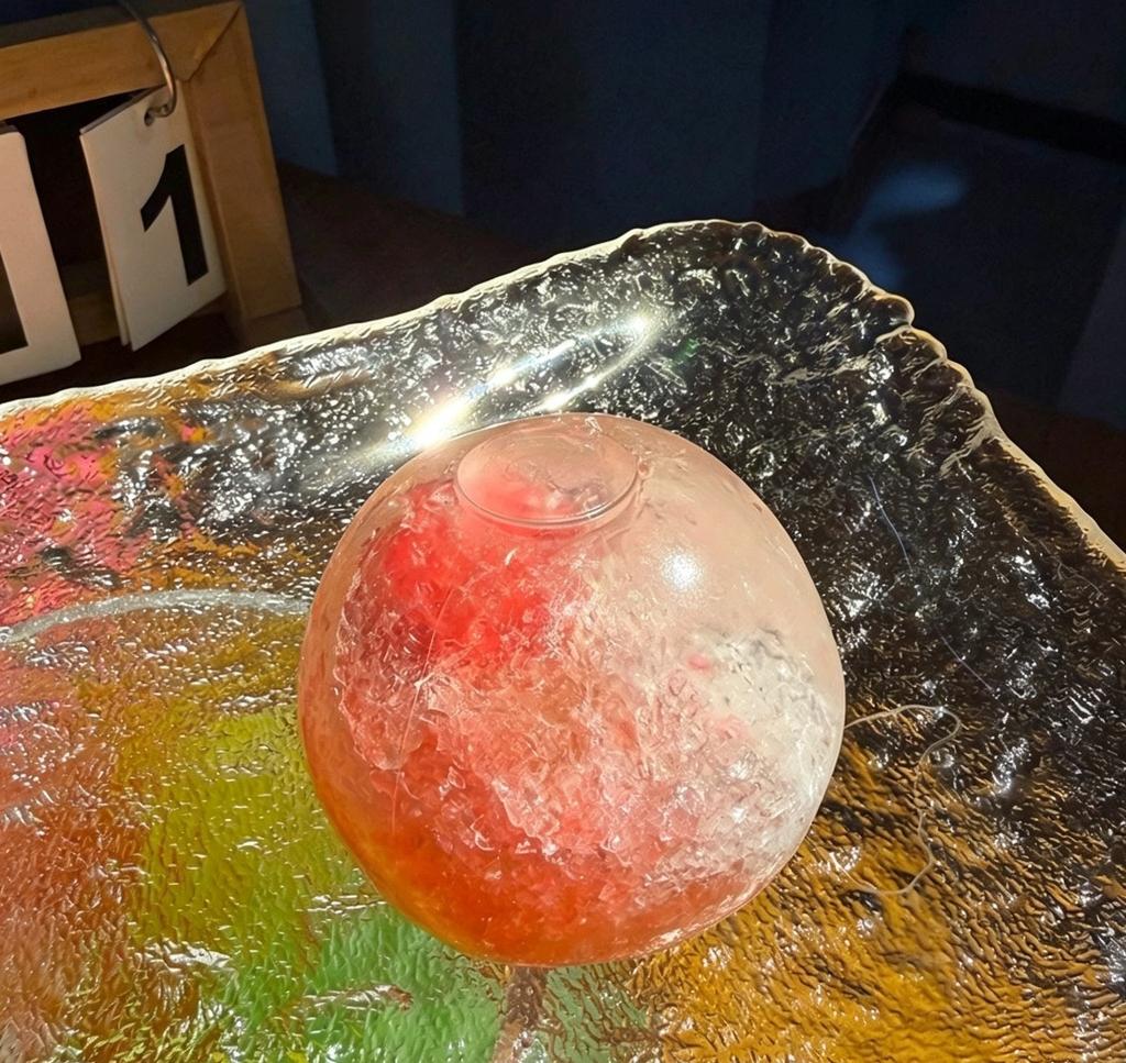 Fruit Slush Squishy Toy, Ice Texture Crunchy Sound Moldable Coconut Oil Squishy Fidget Toy