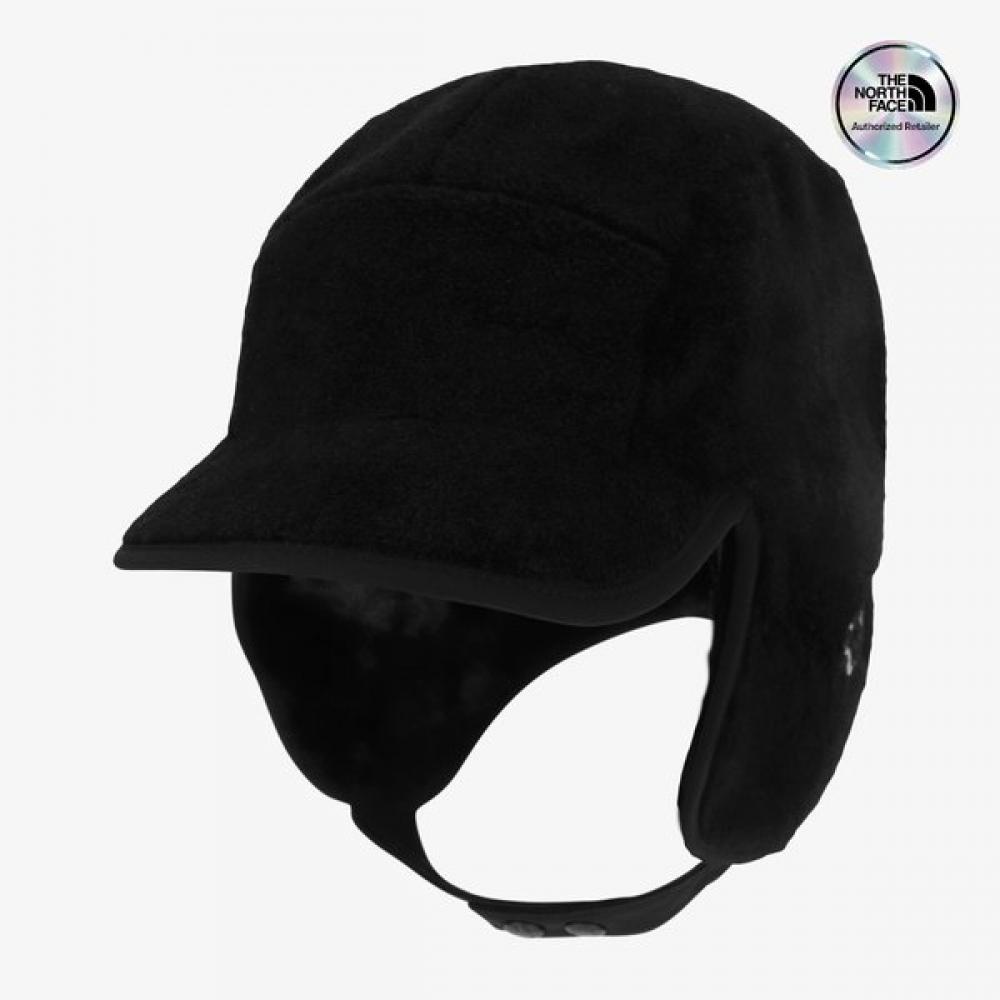 The North Face White Label Puppy Fleece Ear Muff Cap Black Ne3cr52j BLACK/ONE